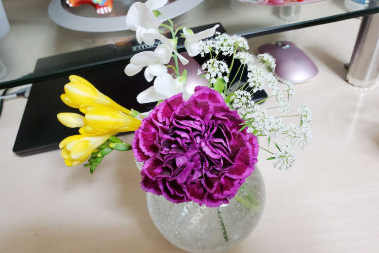 在宅ワーク×お花の定期便(サブスクリプション)で華のある毎日を♪ お花の定期便